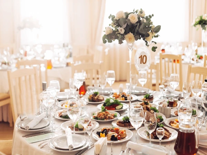 wedding-reception-table-dishes-drinks-600nw-2235761265